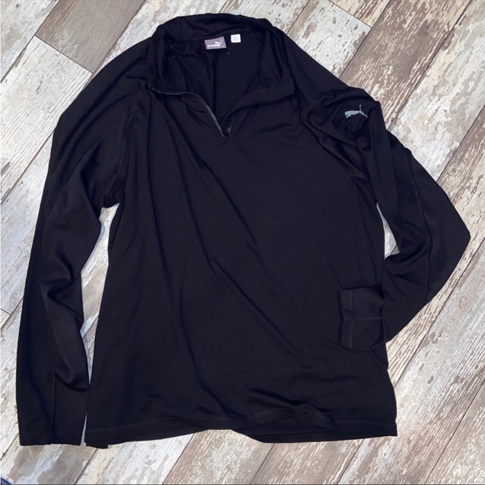 Black Puma 1/4 zip